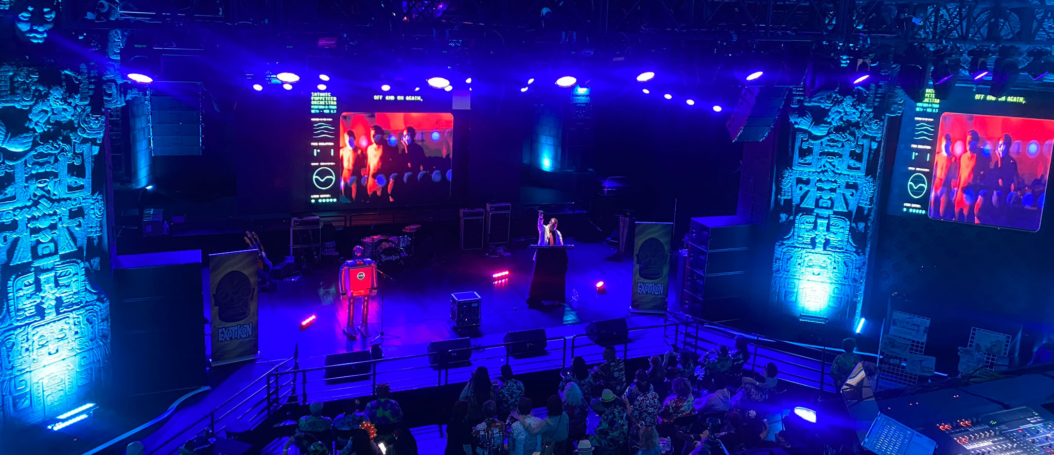 Satanic Puppeteer Orchestra performing live